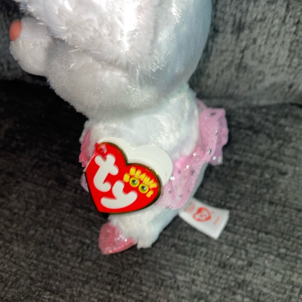 Ty Beanie Boos - NINA the 6" Ballerina Mouse NWT's Stuffed Animal Plush Toy - Picture 3 of 5